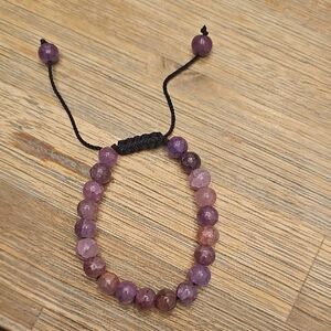 Purple Beaded Bracelet